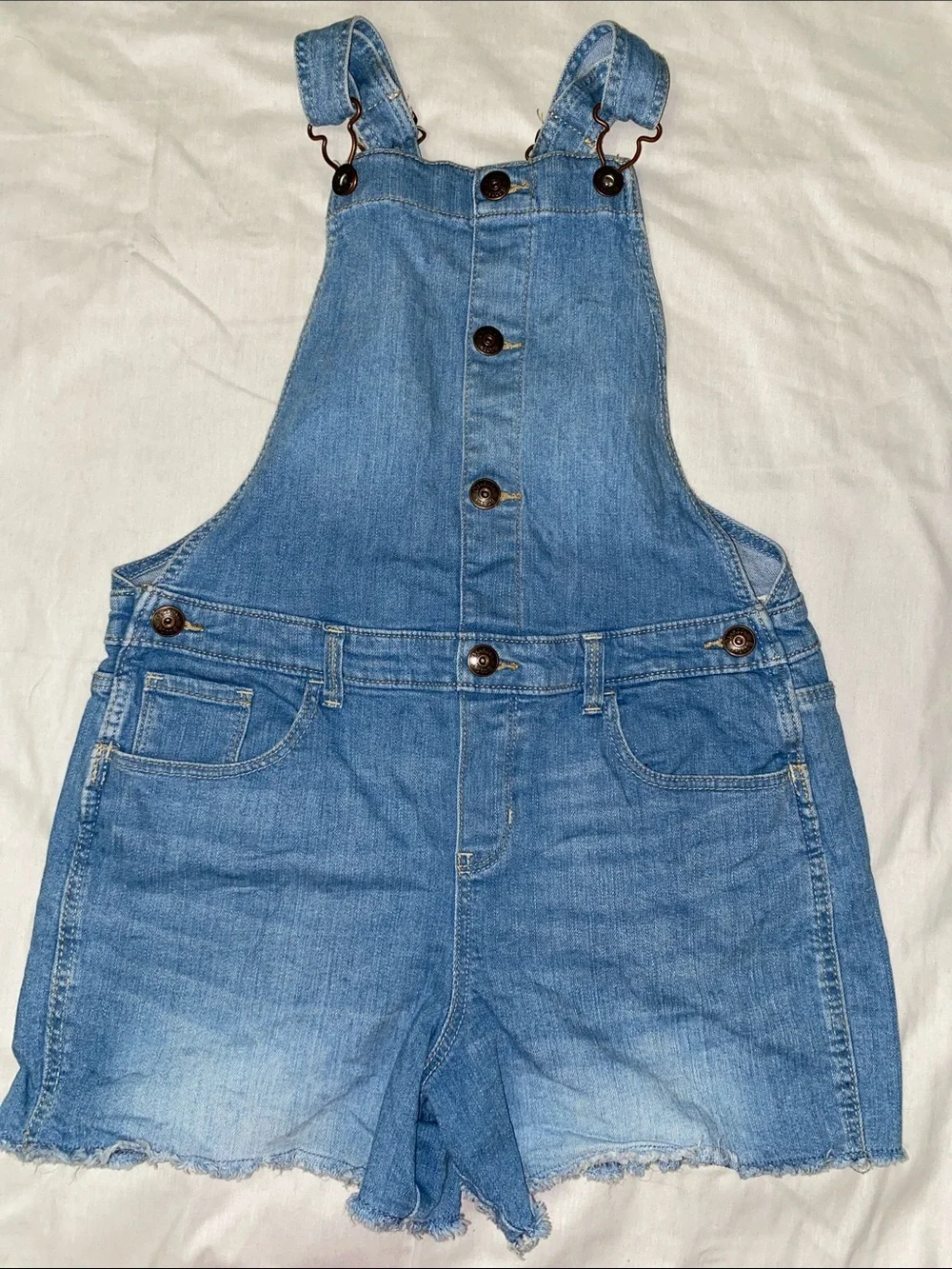 OshKosh B'gosh • Blue • Denim Shorts • Overalls • Size 12